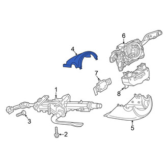 Audi OE - Lower Steering Column Cover