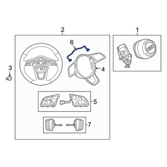 Audi OE - Steering Wheel Wiring Harness