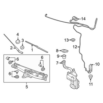 Audi OE - Windshield - Wiper & Washer Components