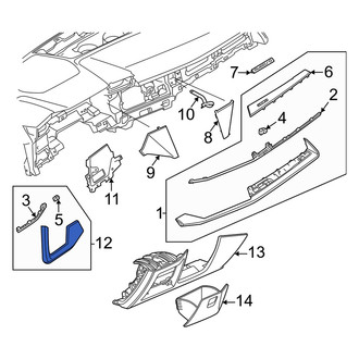 Audi OE - Instrument Panel Bezel