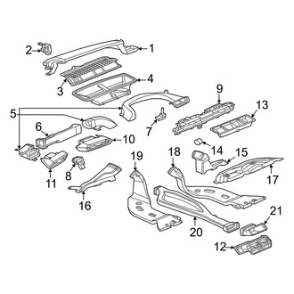 Audi OE - Instrument Panel - Ducts