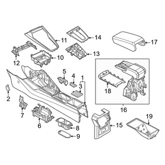 Audi OE - Console (Body & Components)