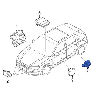 Audi OE - Rear Air Bag Impact Sensor