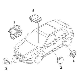 Audi OE - Restraint Systems - Air Bag Components (Modules & Sensors)