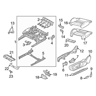 Audi OE - Seats & Tracks - Passenger Seat Components (Cushion Components, Sport Seats)