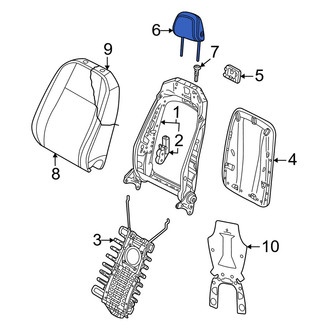 Audi OE - Front Left Headrest