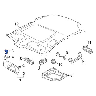 Audi OE - Sun Visor Holder