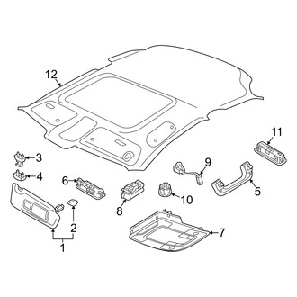 Audi OE - Roof - Interior Trim (Roof Trim)