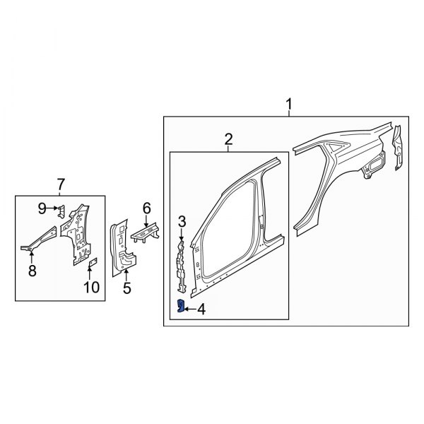 Rocker Panel Bracket