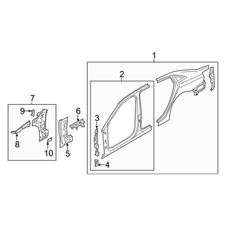 Audi OE - Pillars, Rocker & Floor - Aperture Panel
