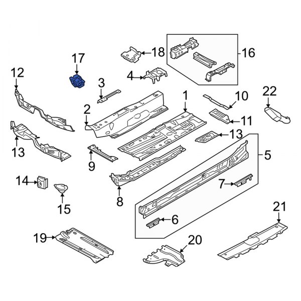 Floor Pan Bracket