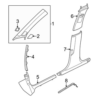Audi OE - Pillars, Rocker & Floor - Interior Trim