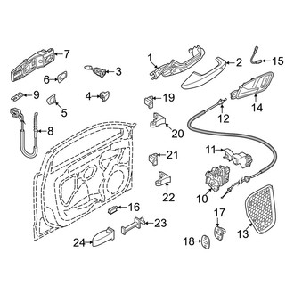 Audi OE - Front Door - Lock & Hardware