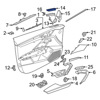Audi OE - Left Inner Dashboard Air Vent