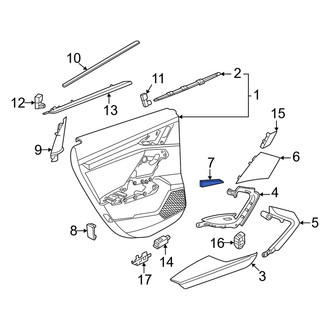 Audi OE - Rear Left Door Emblem