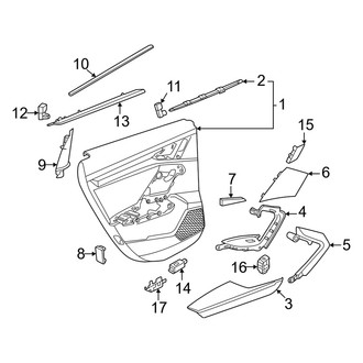 Audi OE - Rear Door - Interior Trim