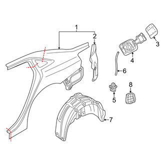 Audi OE - Quarter Panel & Components
