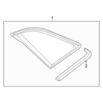 Audi OE - Quarter Panel - Glass