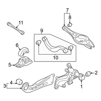 Audi OE - Rear Suspension - Suspension Components (Premium / Premium Plus / Prestige)