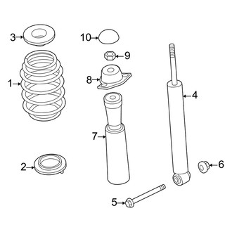 Audi OE - Rear Suspension - Shocks & Components (Premium / Premium Plus / Prestige)