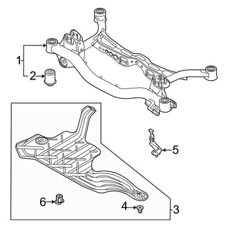 Audi OE - Rear Suspension - Suspension Mounting (Premium / Premium Plus / Prestige)