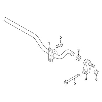 Audi OE - Rear Suspension - Stabilizer Bar & Components