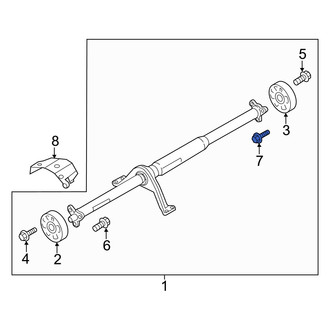 Audi OE - Rear Drive Shaft Bolt
