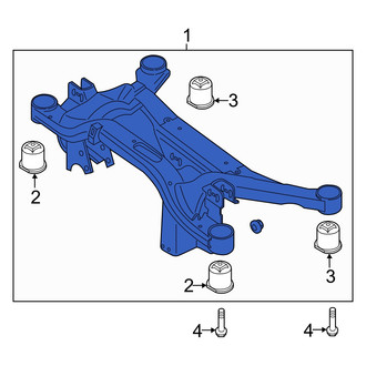 Audi OE - Rear Suspension Subframe Crossmember