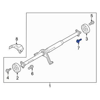 Audi OE - Rear Drive Shaft Bolt