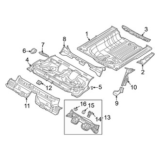 Audi OE - Rear Body & Floor - Floor (Premium / Premium Plus / Prestige)