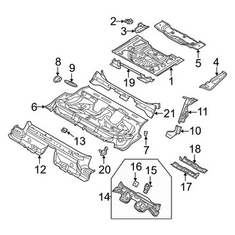 Audi OE - Rear Body & Floor - Floor (Premium / Premium Plus / Prestige)
