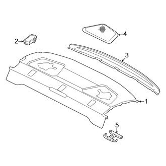 Audi OE - Rear Body & Floor - Interior Trim (Upper Shelf)