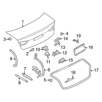 Audi OE - Trunk Lid - Lid & Components