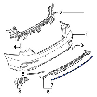 Audi OE - Front Center Bumper Trim
