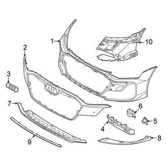 Audi OE - Front Bumper & Grille - Bumper & Components (Bumper Cover & Trim)