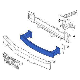 Audi OE - Front Bumper Impact Bar