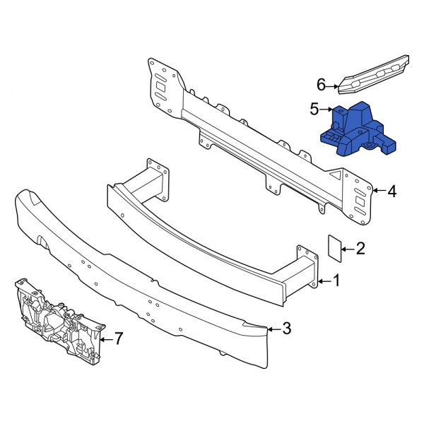 Bumper Cover Reinforcement Bracket