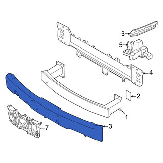 Audi OE - Front Bumper Impact Absorber