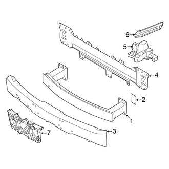 Audi OE - Front Bumper & Grille - Bumper & Components (Mount Components)