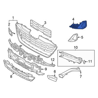 Audi OE - Front Center Grille