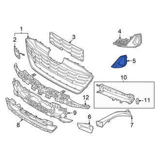 Audi OE - Front Grille Molding