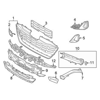 Audi OE - Front Bumper & Grille - Grille & Components