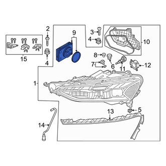 Audi OE - Front Headlight Control Module