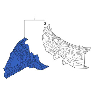 Audi OE - Front Fender Apron Assembly