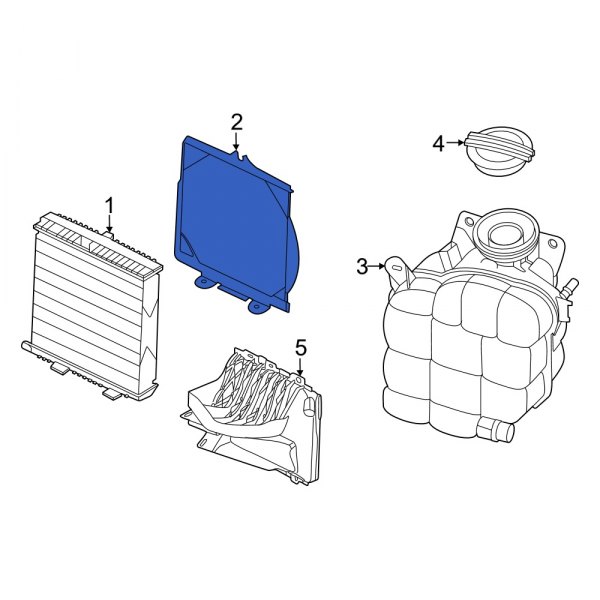 Radiator Mount Bracket