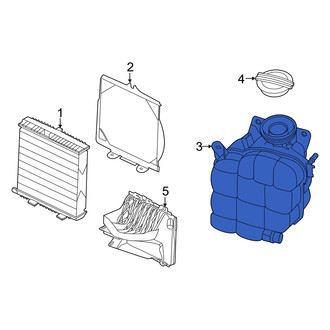Audi OE - Drive Motor Inverter Coolant Reservoir