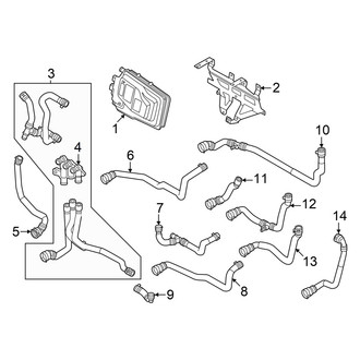 Audi OE - Cooling - Hoses & Lines (Center)
