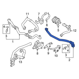 Audi OE - HVAC Heater Hose