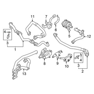 Audi OE - Cooling - Hoses & Lines (Battery)