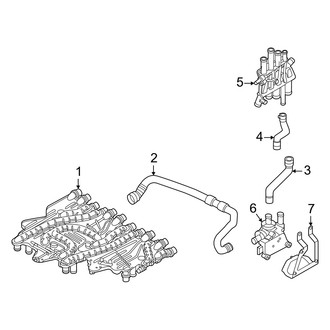 Audi OE - Cooling - Hoses & Lines (Front Left/Center)